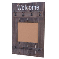 WANDGARDEROBE MIT PINNWAND Braun - Braun, Holz (60/91/3cm) - MCW