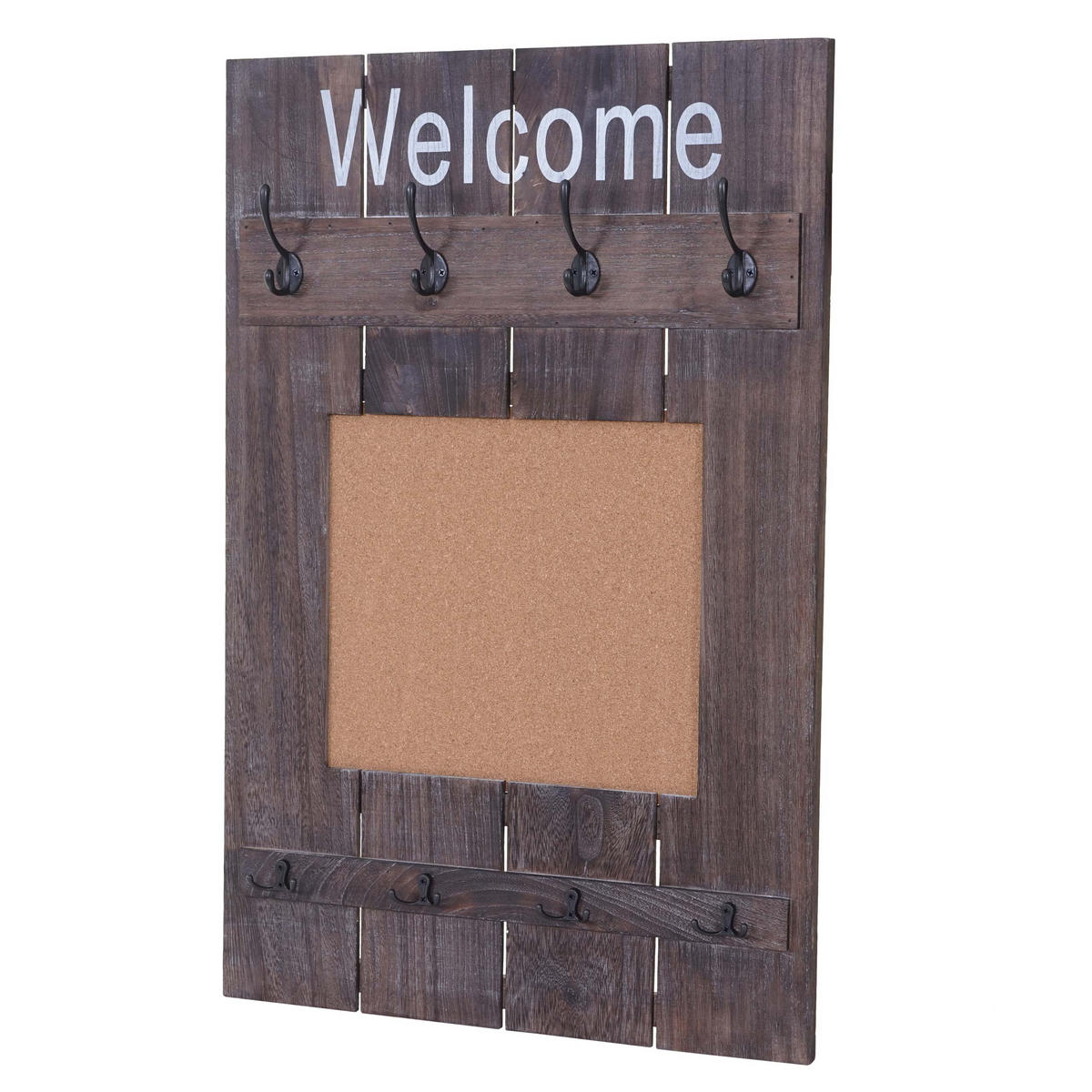 WANDGARDEROBE MIT PINNWAND Braun - Braun, Holz (60/91/3cm) - MCW