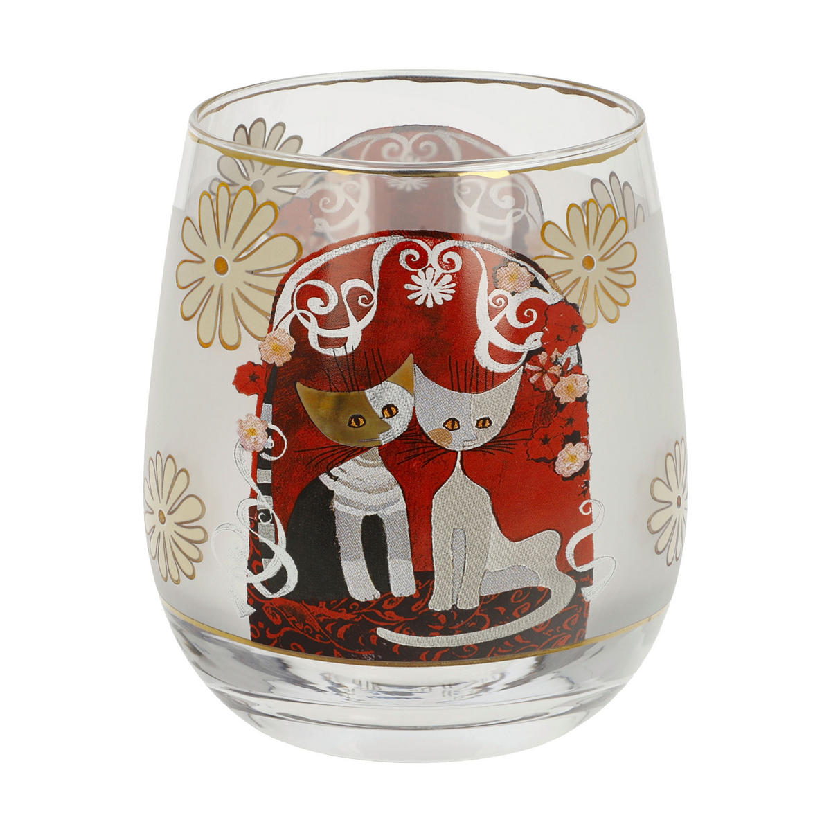 WINDLICHT Rosina Wachtmeister - Templi dell amore, Glas, Bunt, 9.5 cm - Multicolor, Glas (8.5/9.5/8.5cm) - Goebel