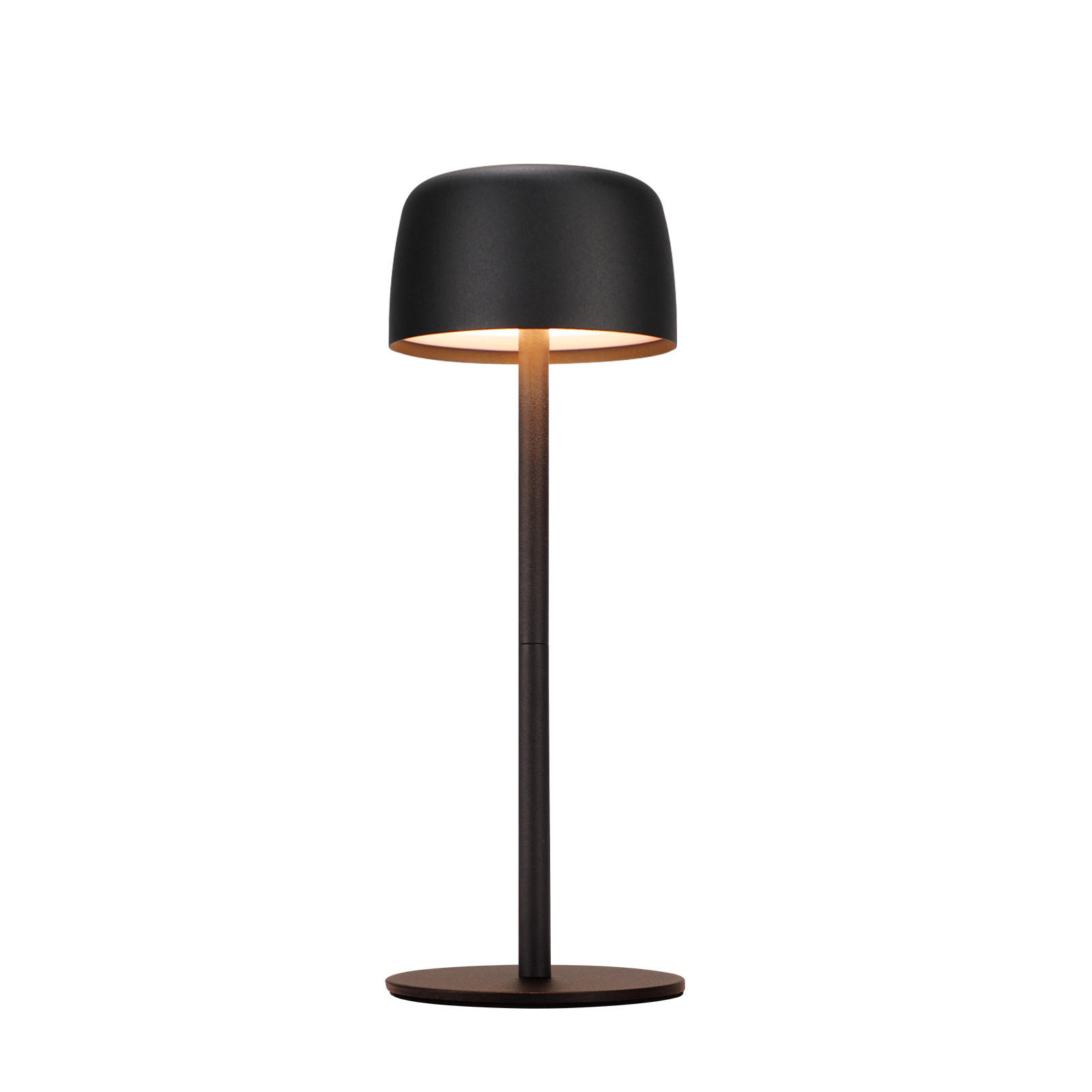 ZMH Tischlampe Schwarz 9x25x9 cm