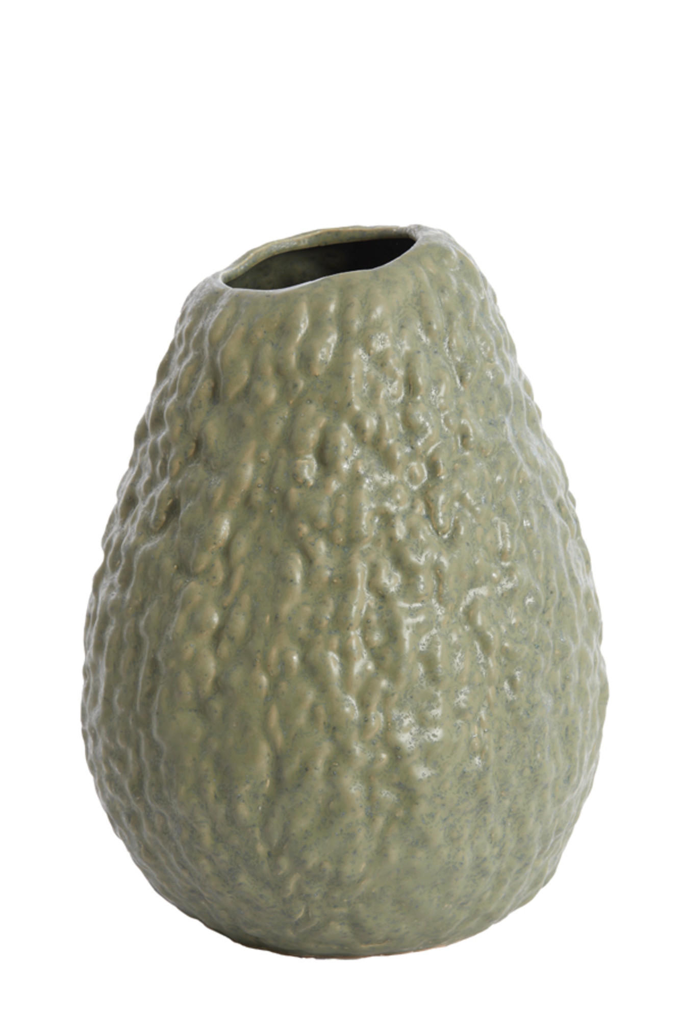 VASE Avocadogrün Ø22,5/29,5 cm - Grün, Keramik (29.5cm) - Light & Living