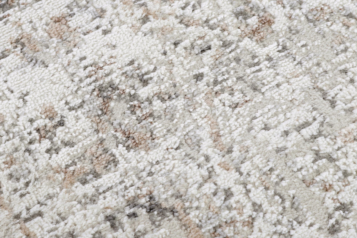 TEPPICHLÄUFER VALLEY creme vintage 120/200 cm - Creme, Textil (120/200cm) - Tapiso