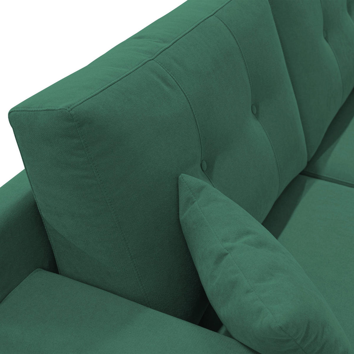 LINEARSOFA Danish - Grün, Textil (206/95/91cm) - Divani.store