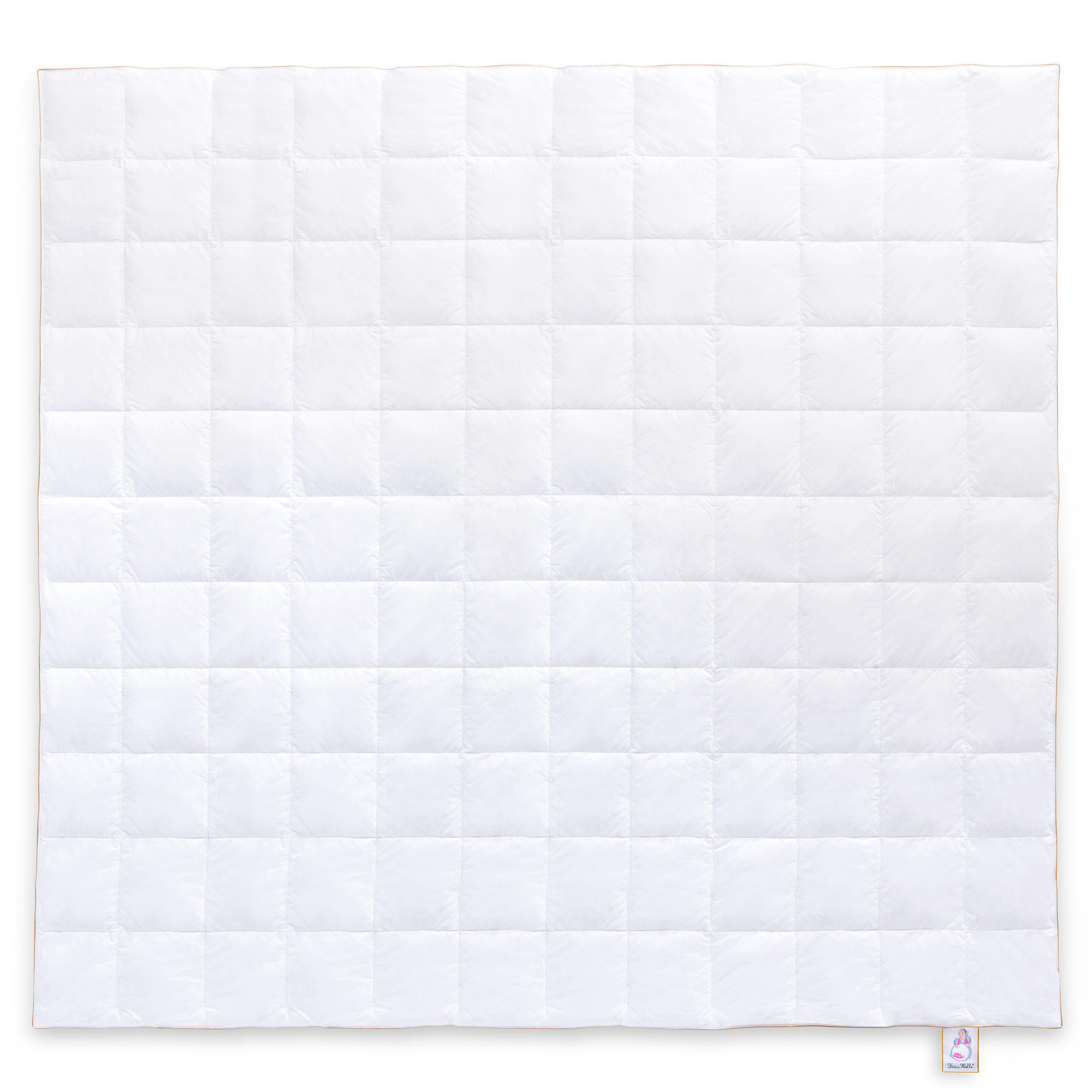 SOMMERBETTDECKE PRIMA Gänsedaunen leicht - Weiß, Naturmaterialien/Textil (240/220cm) - Frau Holle