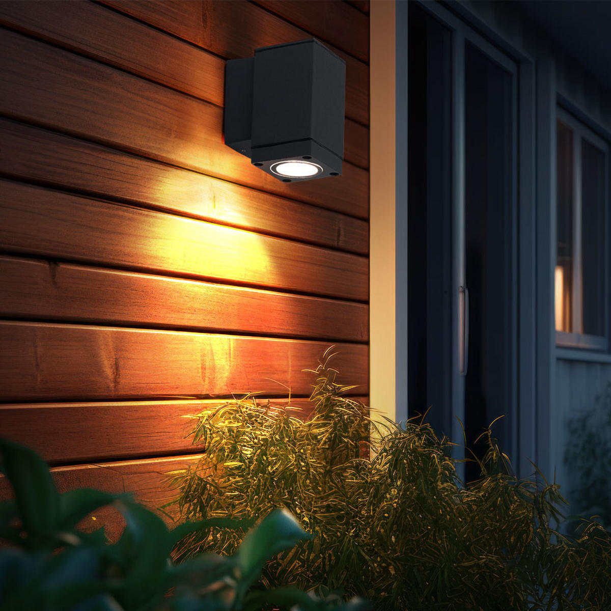 LED WANDLAMPE Aluminium Grau Modern - Grau, Metall (6.3/9.9/11.2cm)