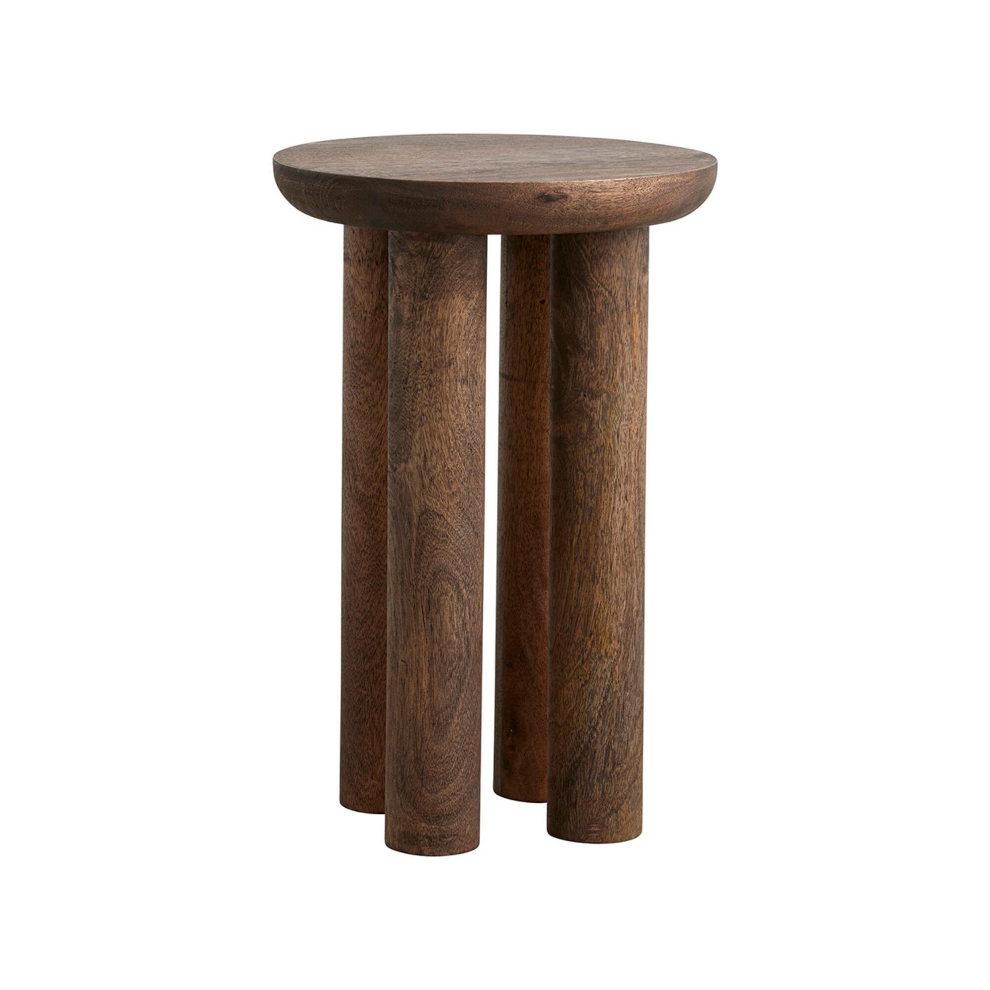 BEISTELLTISCH HELIN Braun 32x32x49 cm - Braun, Holz (32/32/49cm) - FURNLUX