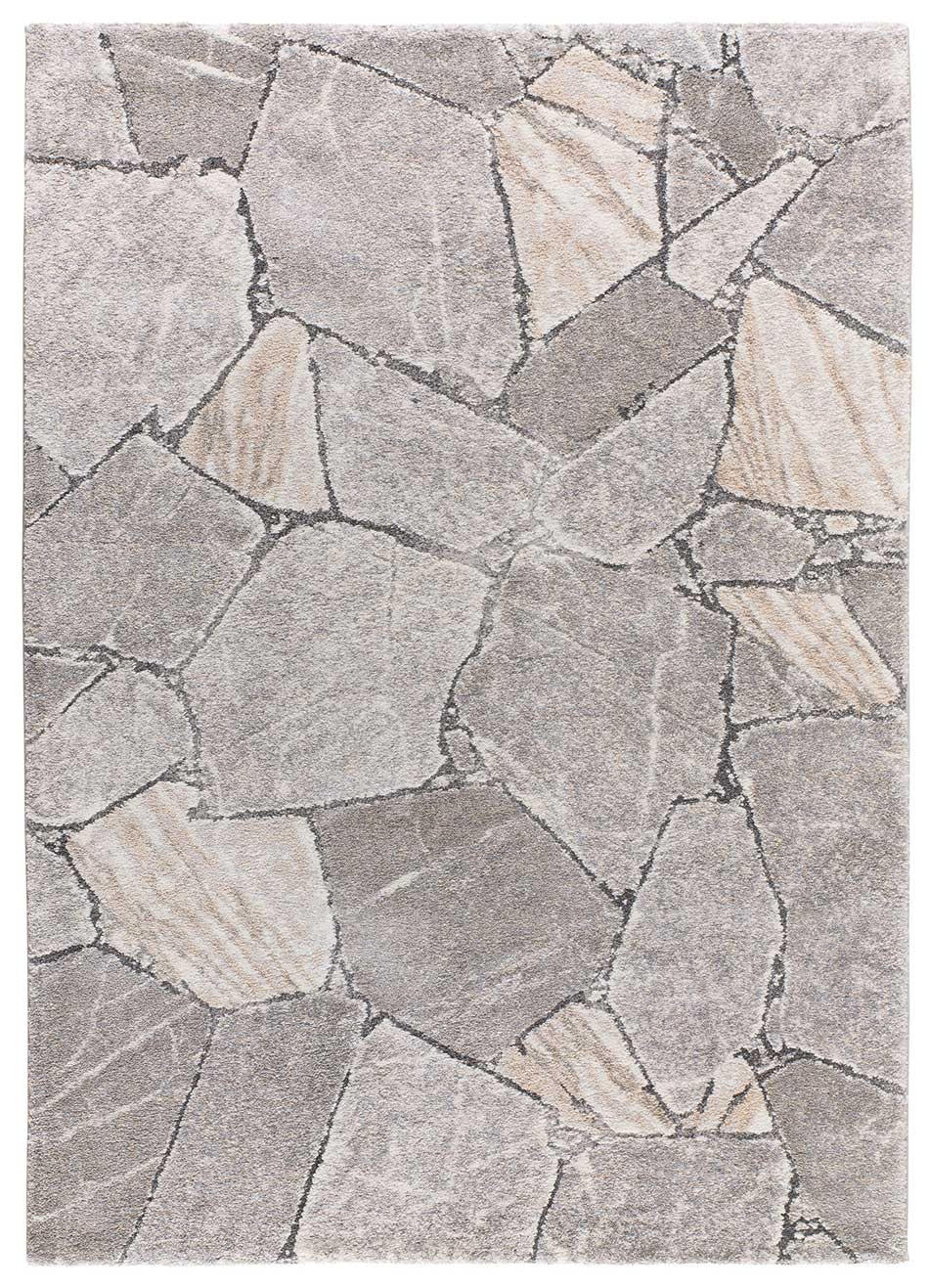 Atticgo Hochflorteppich Grau 80x150 cm