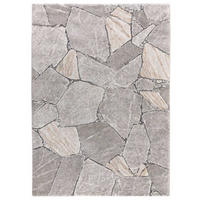 HOCHFLORTEPPICH grau Kivet 80/150 cm - Grau, Naturmaterialien/Textil (80/150cm) - Atticgo