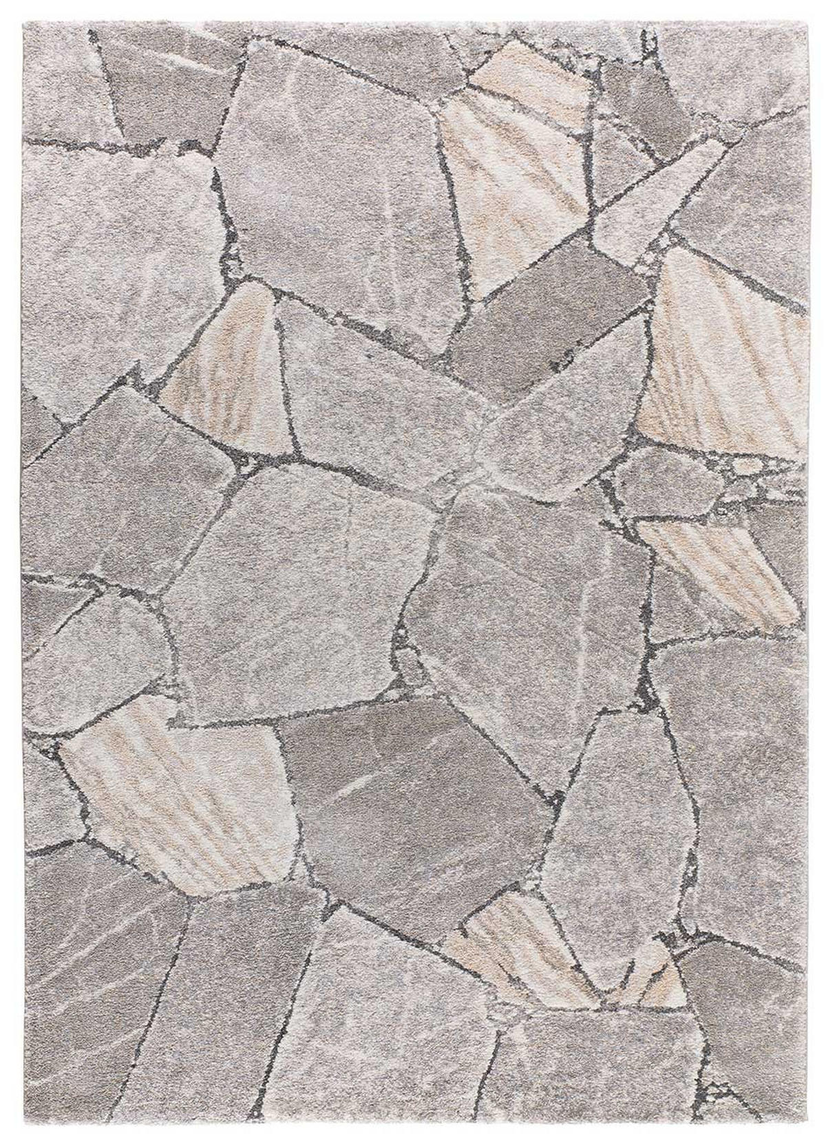 HOCHFLORTEPPICH grau Kivet 80/150 cm - Grau, Naturmaterialien/Textil (80/150cm) - Atticgo