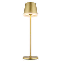LED AUSSENLEUCHTE Solar Gold - Goldfarben, Metall (11/11/41cm) - Globo Lighting