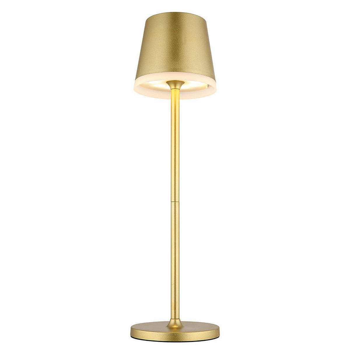 LED AUSSENLEUCHTE Solar Gold - Goldfarben, Metall (11/11/41cm) - Globo Lighting
