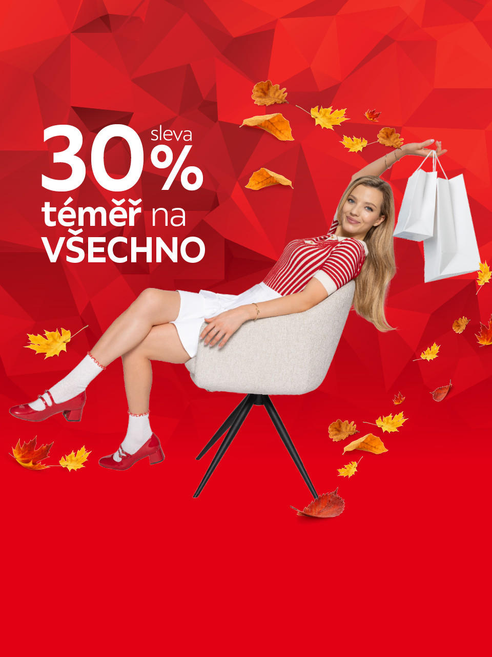 Sleva 30 % na téměř všechno