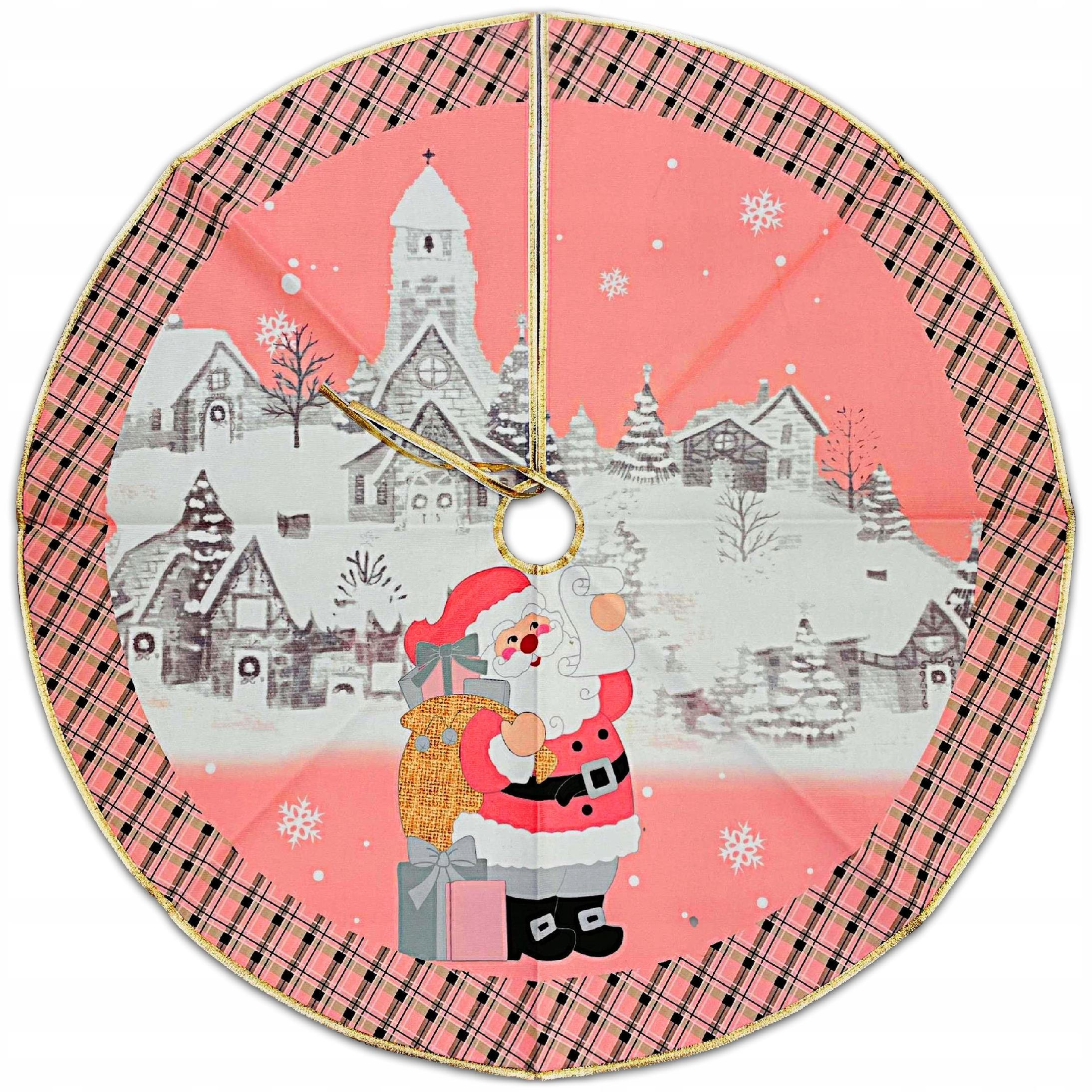 Krumad Christbaumdecke Orange 80x1x80 cm