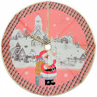 CHRISTBAUMDECKE Weihnachtsbaumdecke 80cm - Orange, Textil (80/1/80cm) - KRUMAD