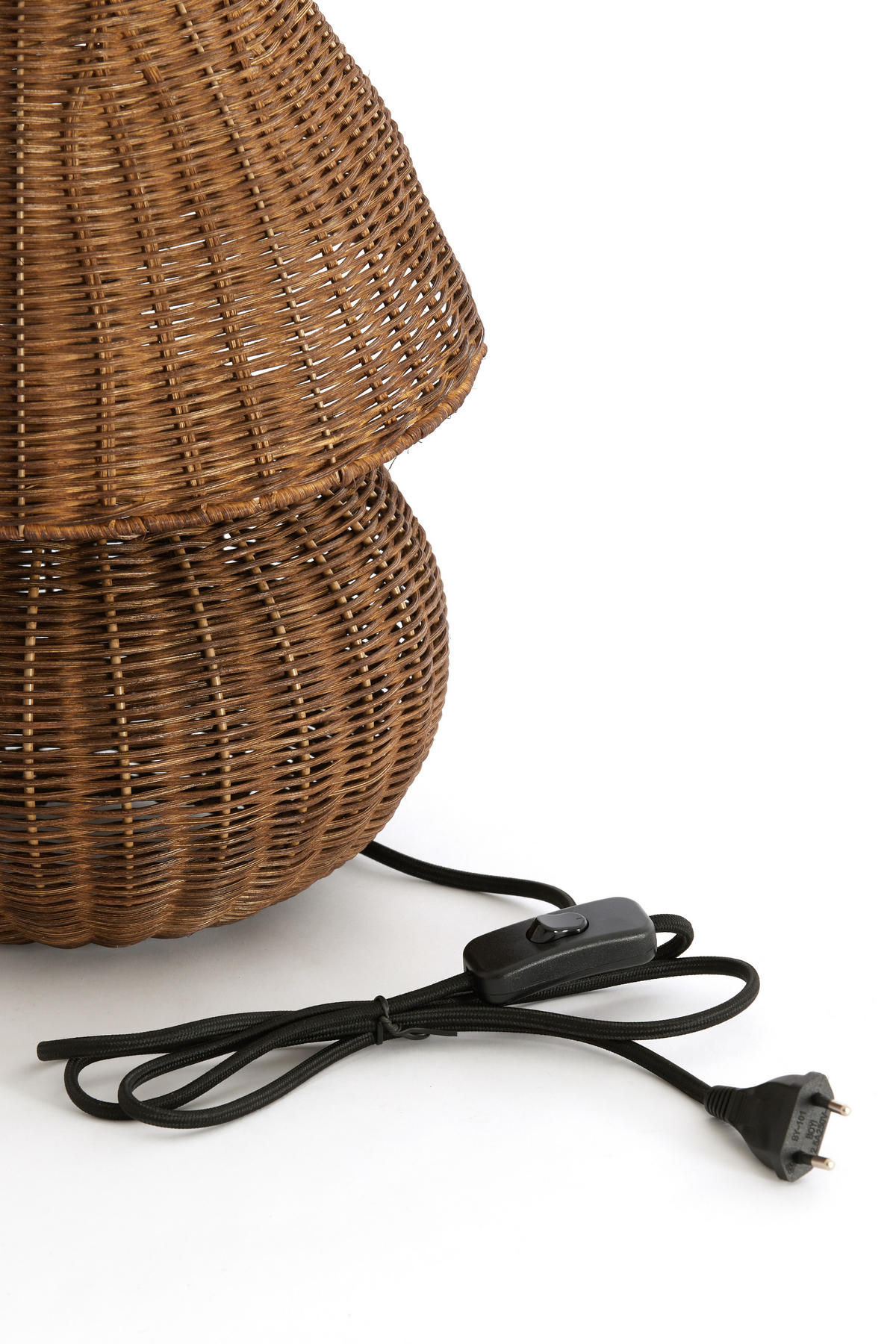 TISCHLAMPE Mavon Braun 27.5/27.5/35 cm - Braun, Holz (27.5/27.5/35cm) - Light & Living