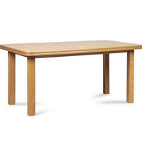 ESSTISCH COSPE ausziehbar bis 240cm, Eiche hell - Hellbraun/Eichefarben, Holz (160/77/90cm) - KONSIMO®