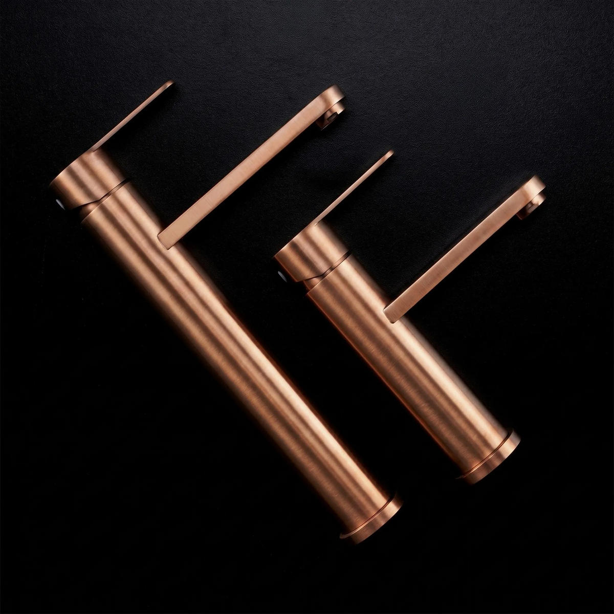 WASCHBECKENARMATUR Rea Arcos Brush Copper - Kupferfarben, Metall (20/18.5/9.8cm) - REA