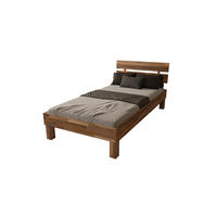 MASSIVHOLZBETT 120/200 cm aus Nussbaum - Braun, Holz (120/200cm) - MeinMassivholz