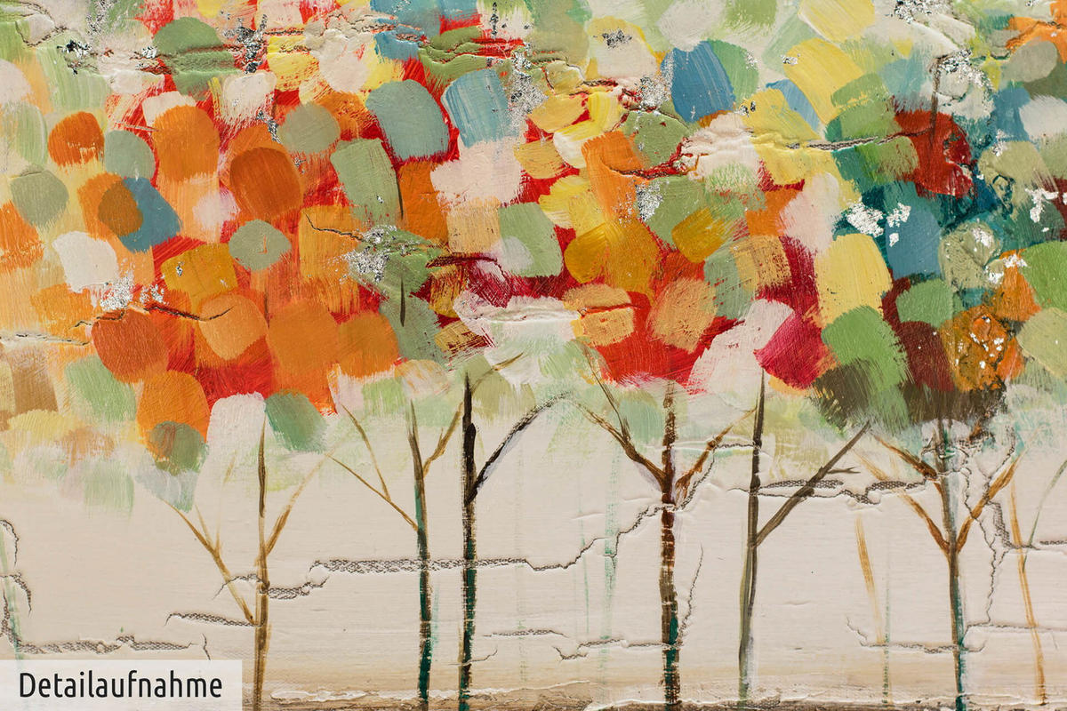 ÖLGEMÄLDE 80/60 cm - Multicolor, Holz/Textil (80/60cm) - KUNSTLOFT