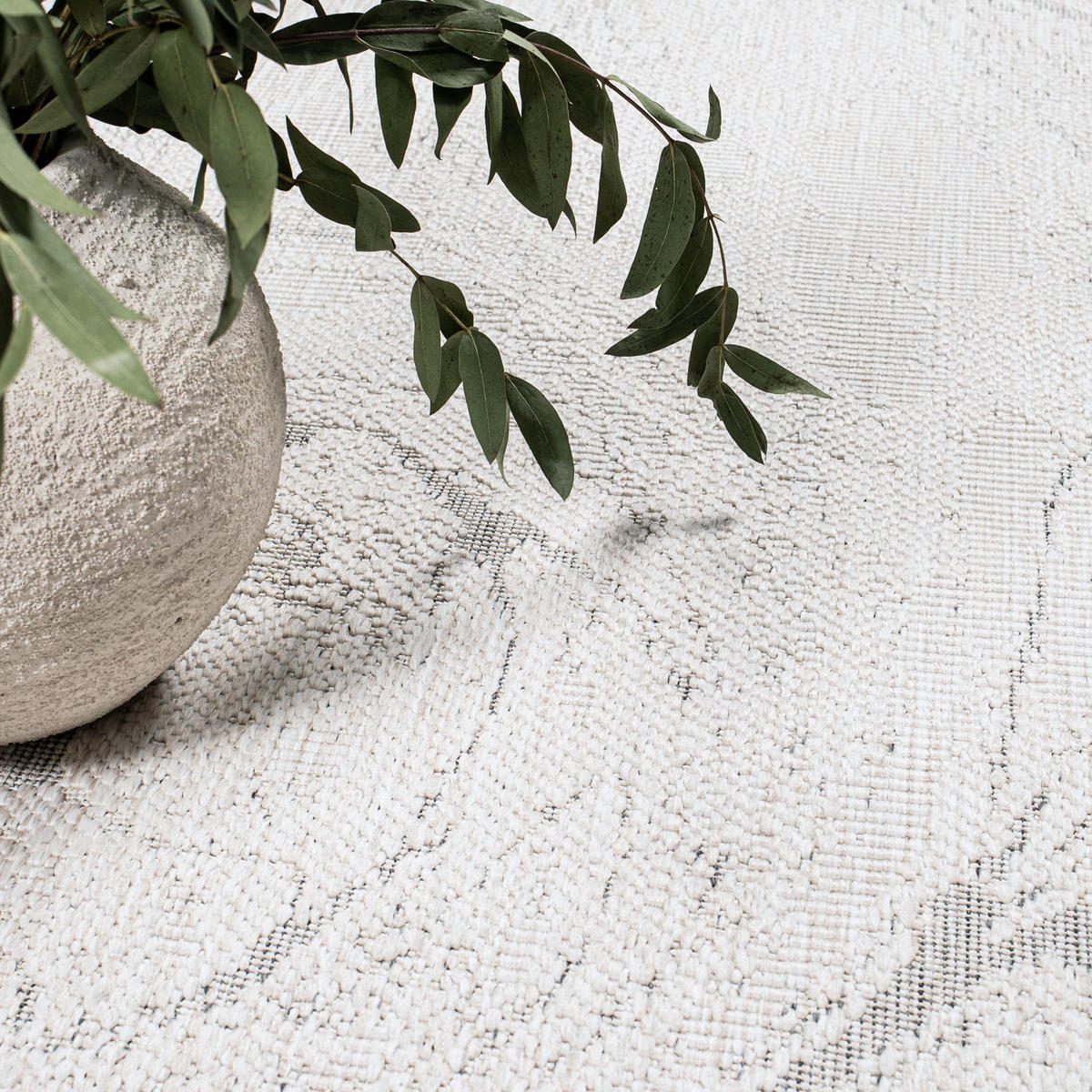 OUTDOOR-TEPPICH DuoRug 5733 Natur 80x150 cm - Creme, Textil (80/150cm) - carpet city