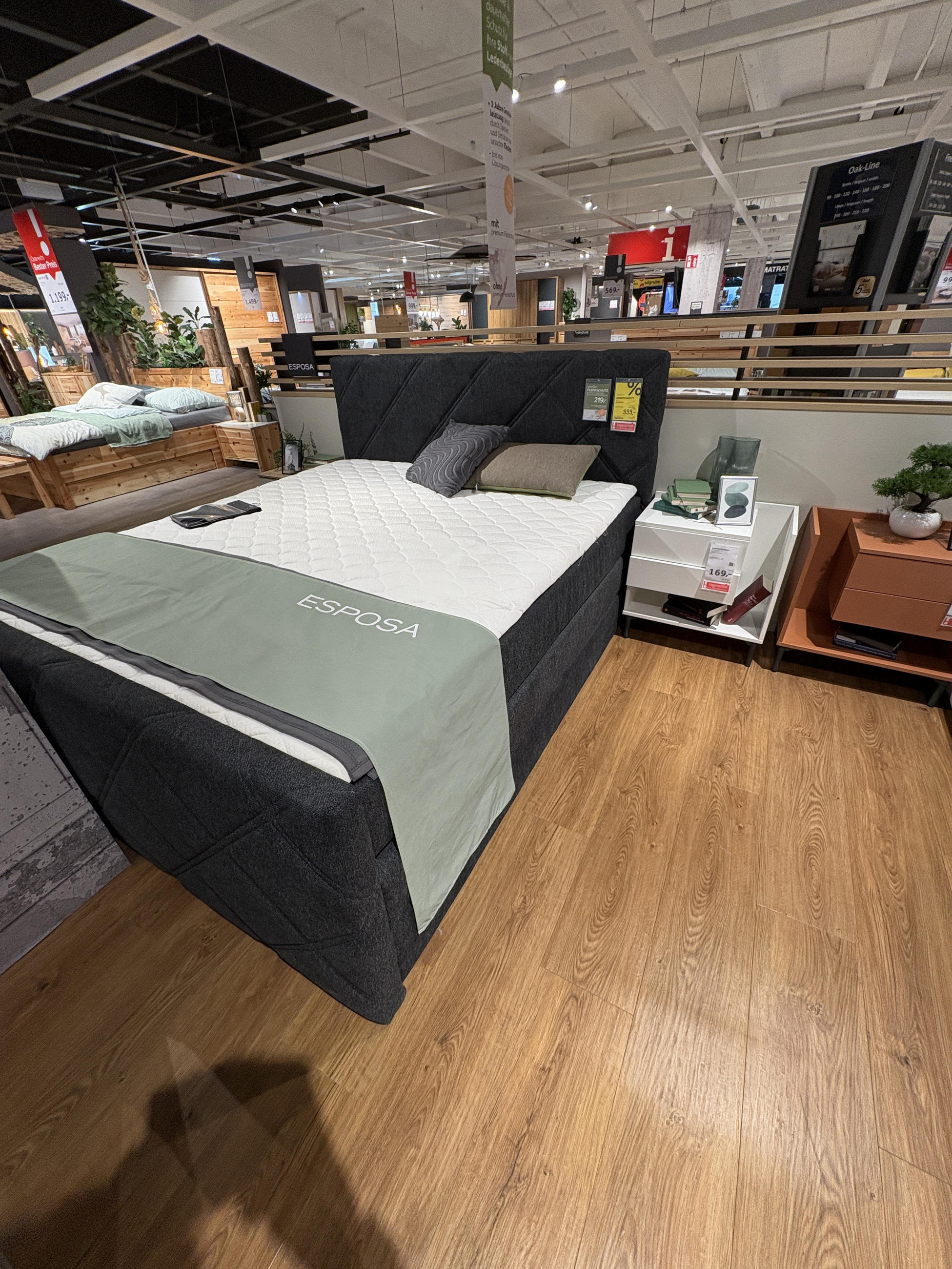 Boxspringbett Fina - Esposa