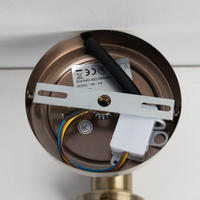 WANDLEUCHTE Flavia, Messing und Weiß, 25cm - Messingfarben, Glas (29/25/25cm) - KOSILUM