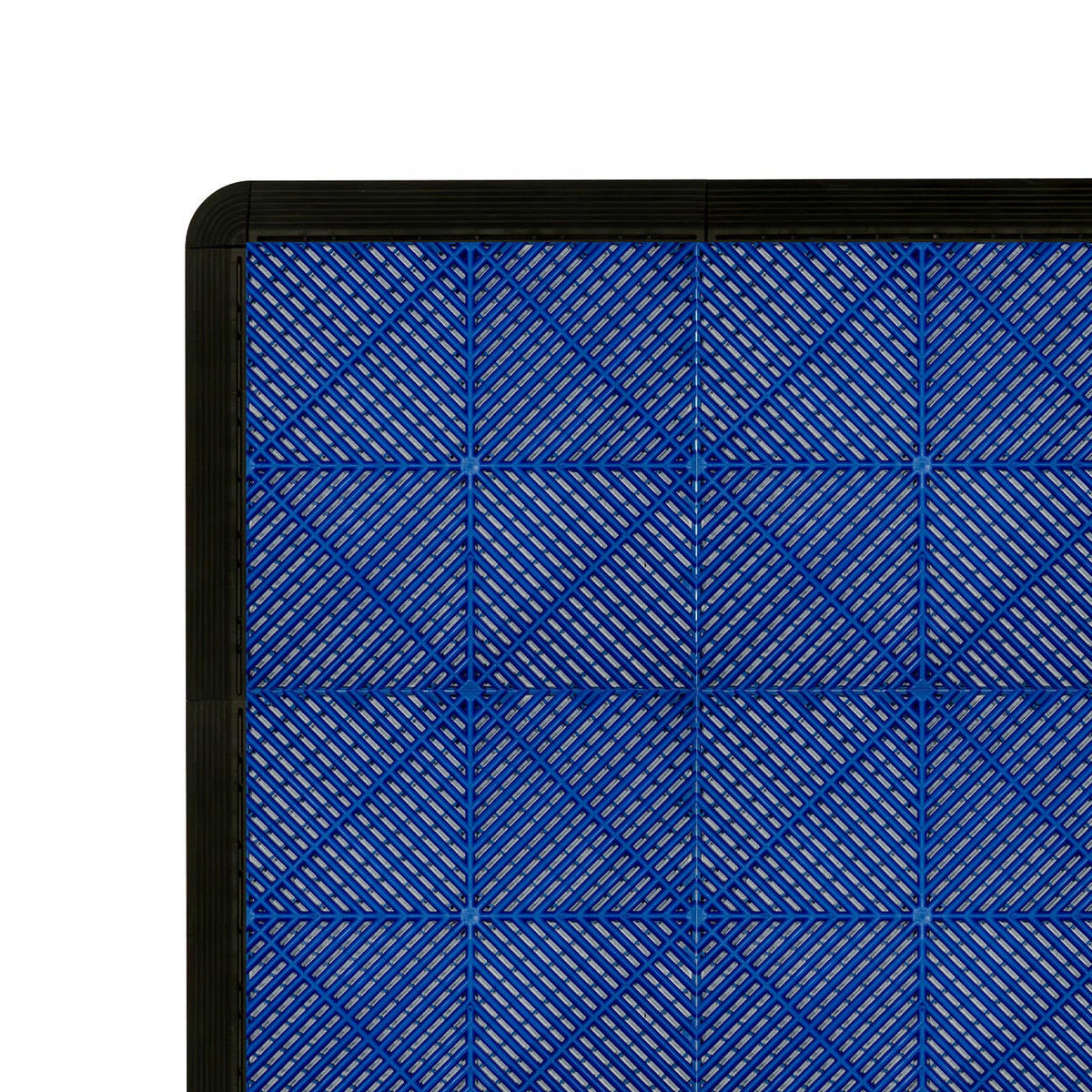 GARAGENBODENFLIESEN Belüftete x 120 mit Kanten – Blau - Blau, Kunststoff (40/1.8/40cm)