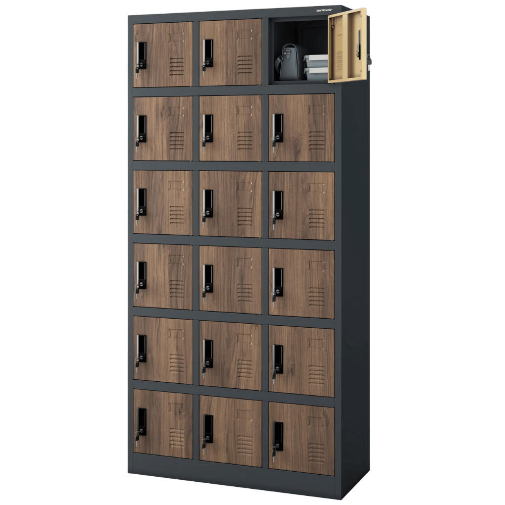 Jan Nowak Schliessfachschrank Anthrazit 90x185x40 cm