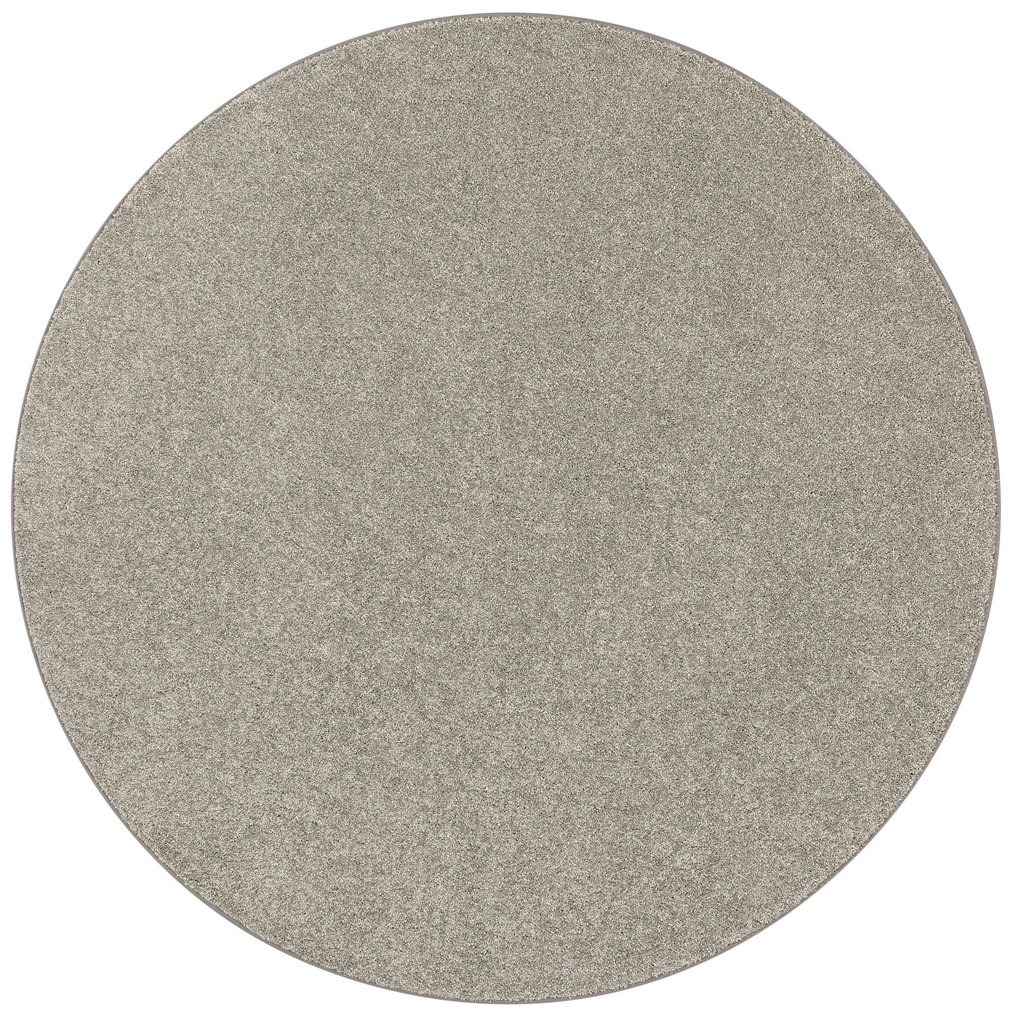 LUXUS VELOURS TEPPICH LAGUNA SOFT RUND - Graphitfarben, Textil (100/100cm) - Snapstyle