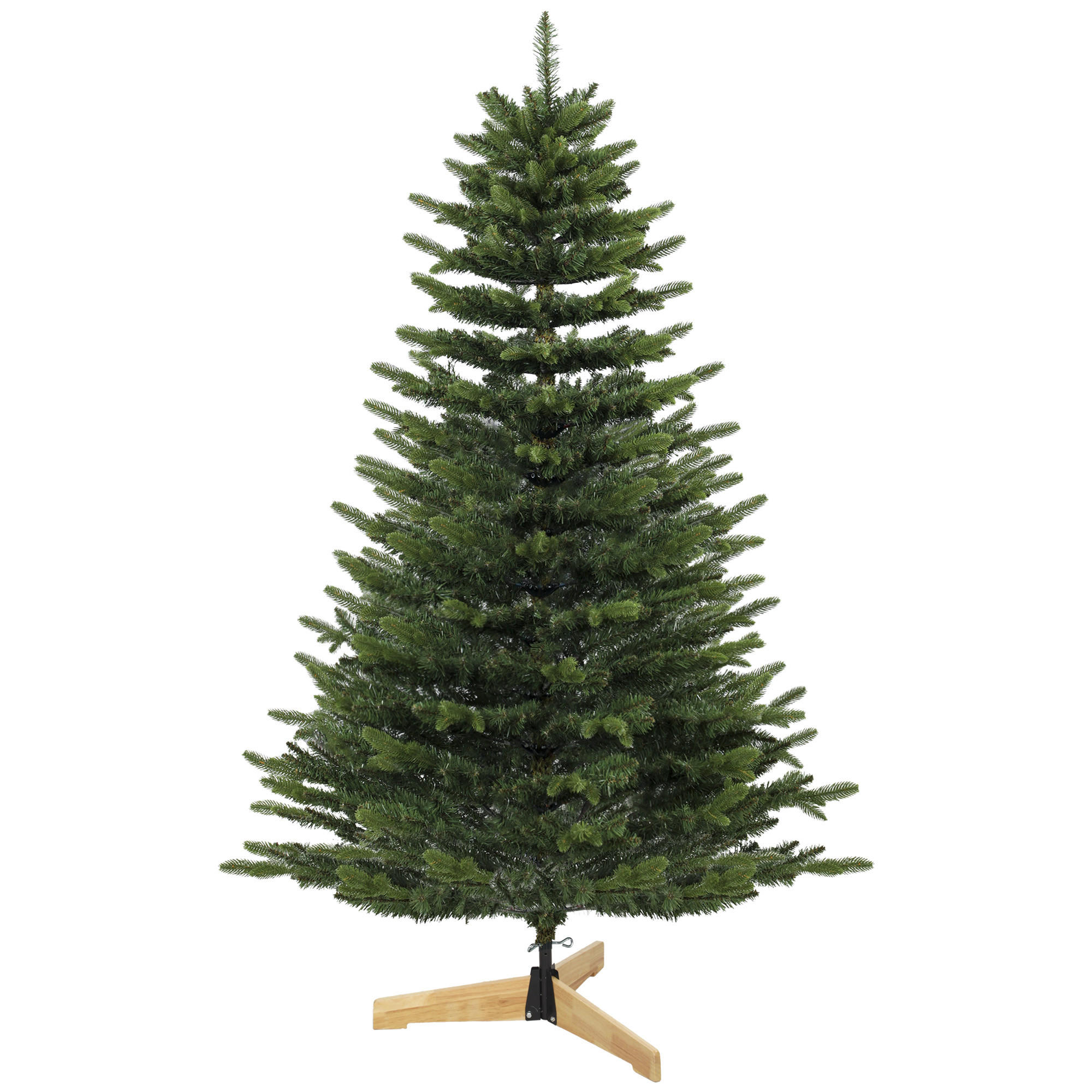 WEIHNACHTSBAUM PE PVC Grün - Grün, Kunststoff (180cm) - HOMCOM