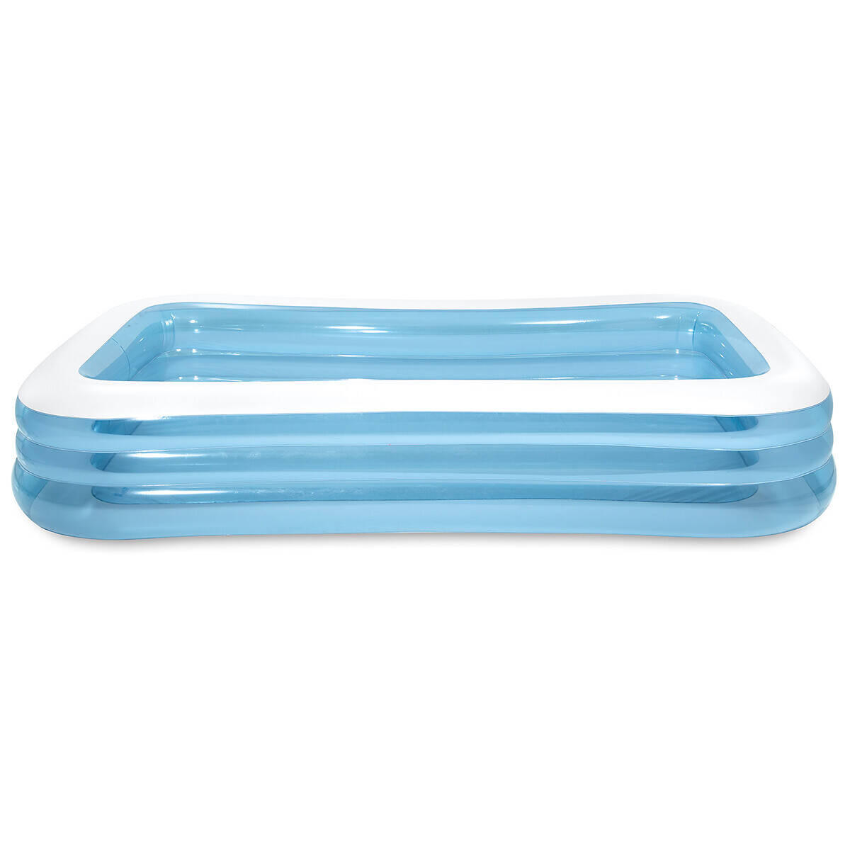 FAMILIENPOOL 3/1,8 m - Blau, Kunststoff (183/56/305cm)