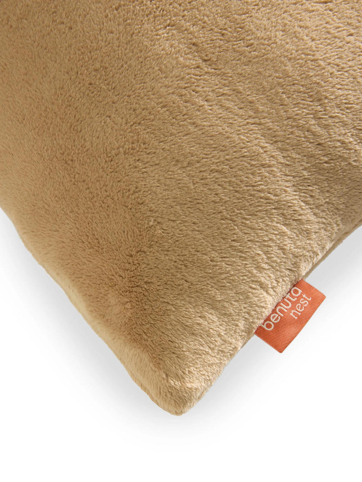 KISSEN Cosi Beige 45/45 cm - Beige, Textil (45/45/15cm) - benuta
