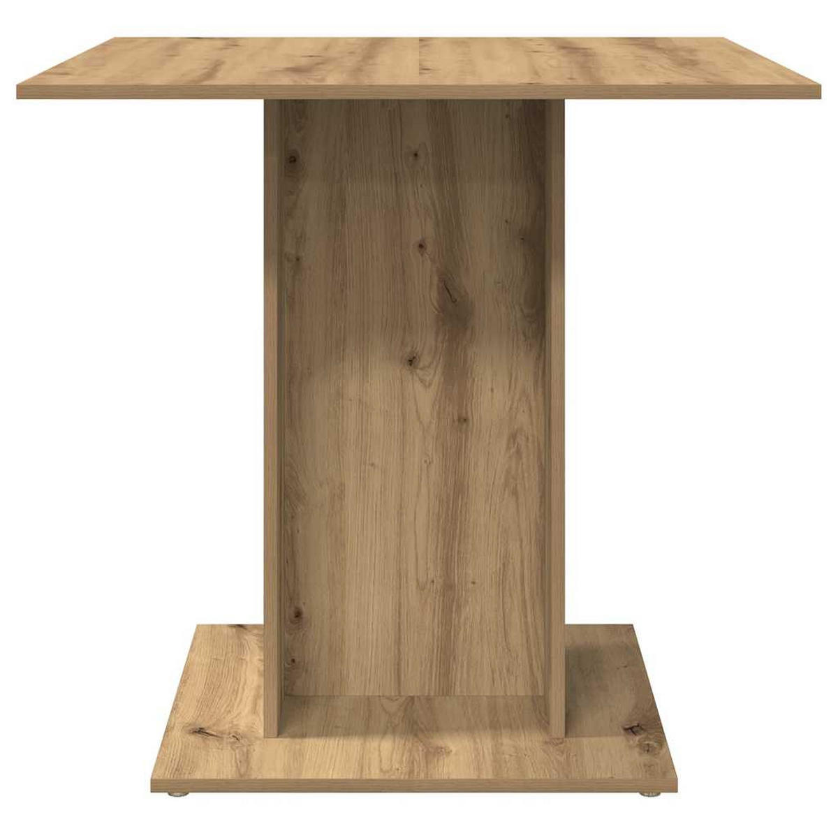 ESSTISCH Artisan-Eiche 80/80/75 Cm Holzwerkstoff - Braun, Holzwerkstoff (80/80/75cm) - vidaXL