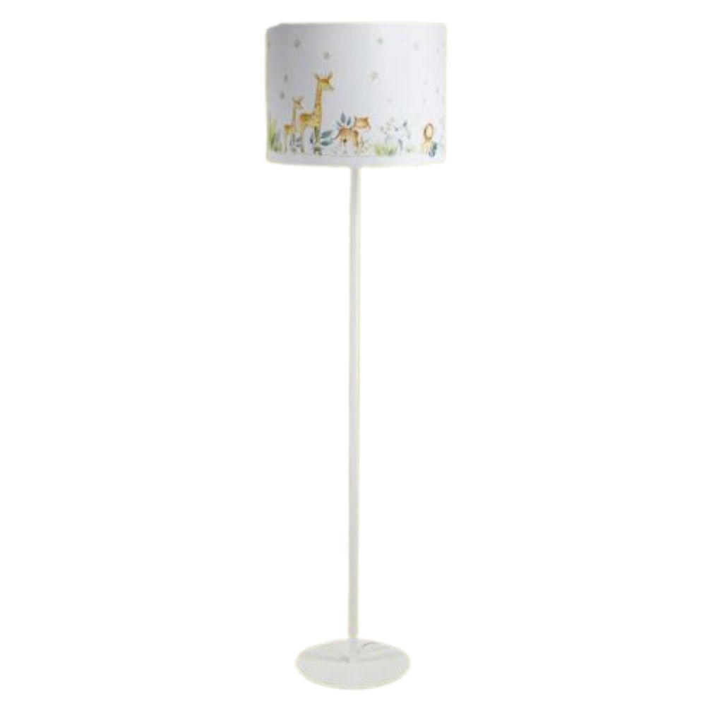 STEHLAMPE Bunt 40/30 cm - Multicolor/Weiß, Kunststoff (30/3.8/30cm) - ONZENO
