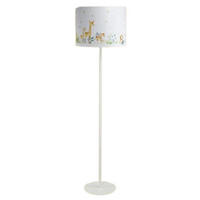 STEHLAMPE Bunt 40/30 cm - Multicolor/Weiß, Kunststoff (30/3.8/30cm) - ONZENO