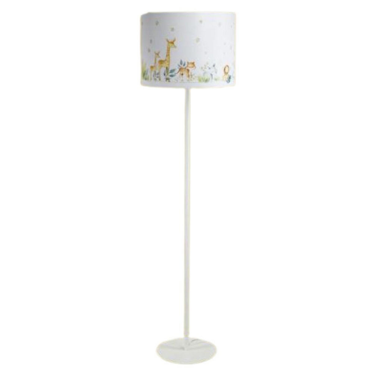 STEHLAMPE Bunt 40/30 cm - Multicolor/Weiß, Kunststoff (30/3.8/30cm) - ONZENO