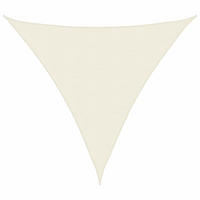 SONNENSEGEL Oxford-Gewebe Dreieckig 3,6x3,6x3,6 m Creme - Creme, Textil (360/360cm) - furnicato