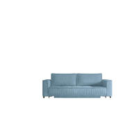 SCHLAFSOFA Juna - Blau, Holzwerkstoff/Textil (230/86/85cm) - Fun Möbel