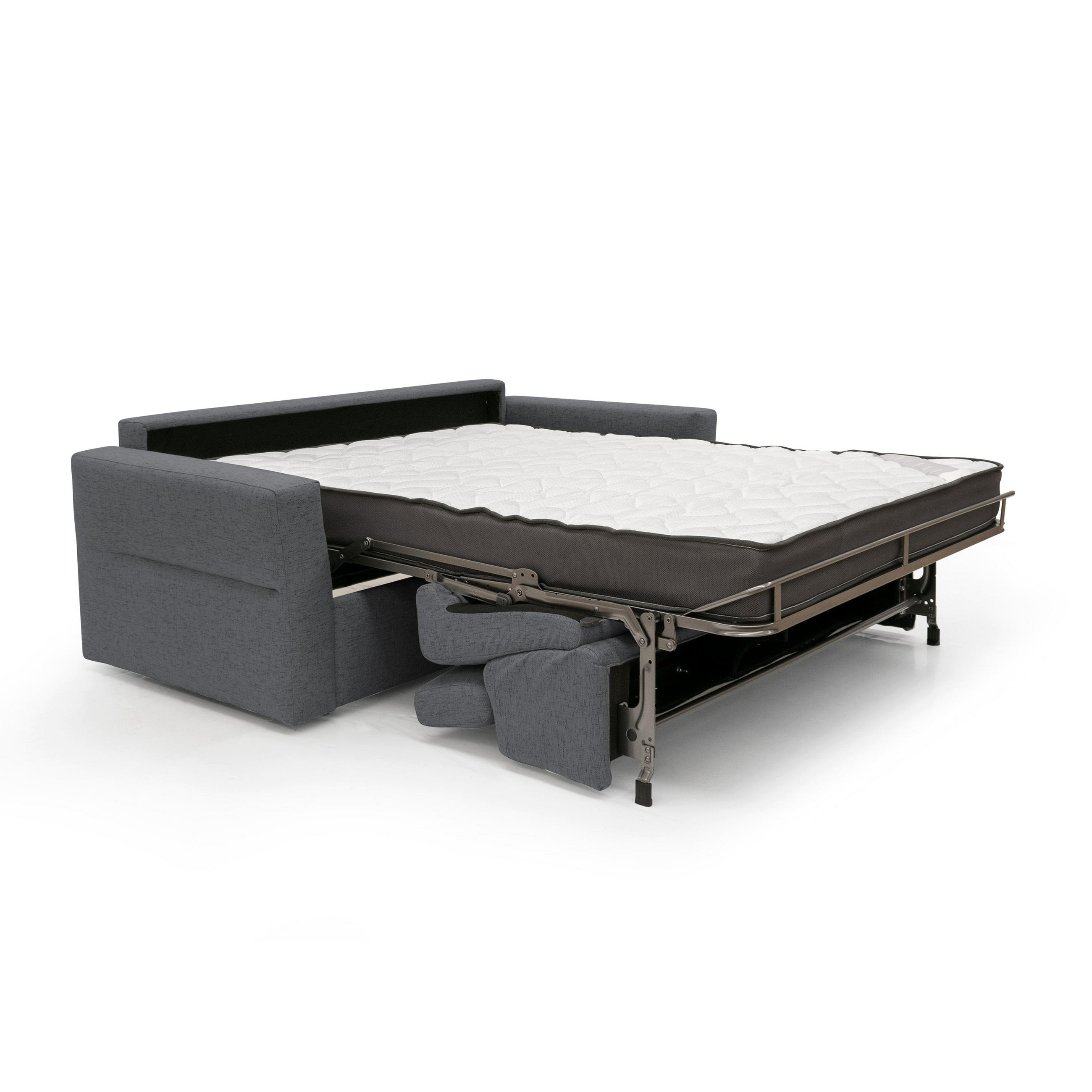 SCHLAFSOFA Avalon - Anthrazit, Textil (220/100/95cm) - Divani.store