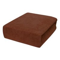 SPANNBETTLAKEN 160/200 cm, Frottee Elastisch 100 % Baumwolle Schokoladenbraun - Dunkelbraun, Textil (160/200cm) - Best For Home