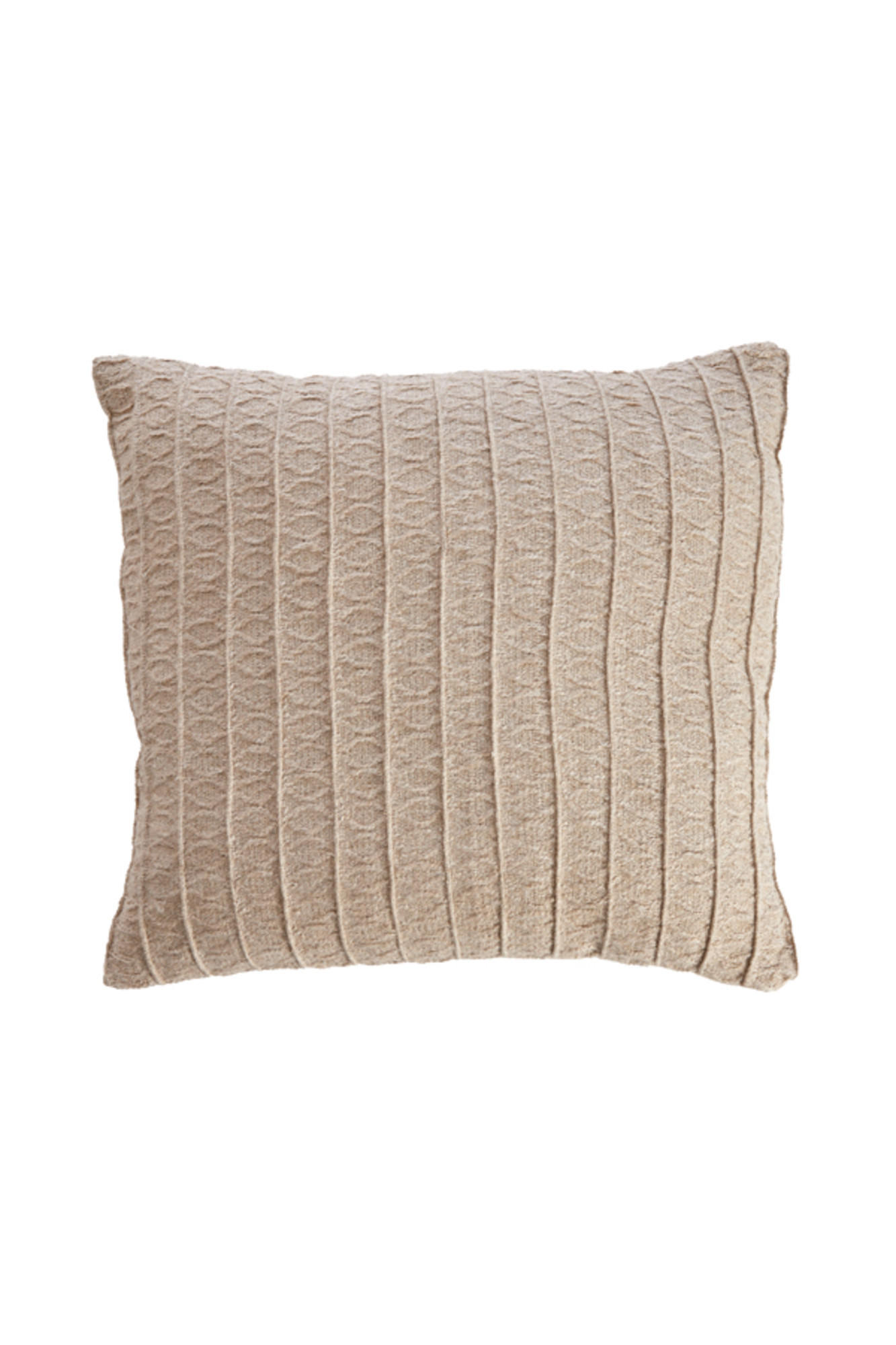 DEKOKISSEN Sarmato Braun 45/45/10 cm - Braun, Textil (45/45cm) - Light & Living