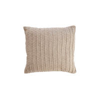 DEKOKISSEN Sarmato Braun 45/45/10 cm - Braun, Textil (45/45cm) - Light & Living