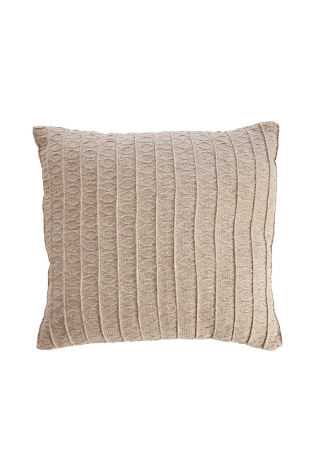 DEKOKISSEN Sarmato Braun 45/45/10 cm - Braun, Textil (45/45cm) - Light & Living