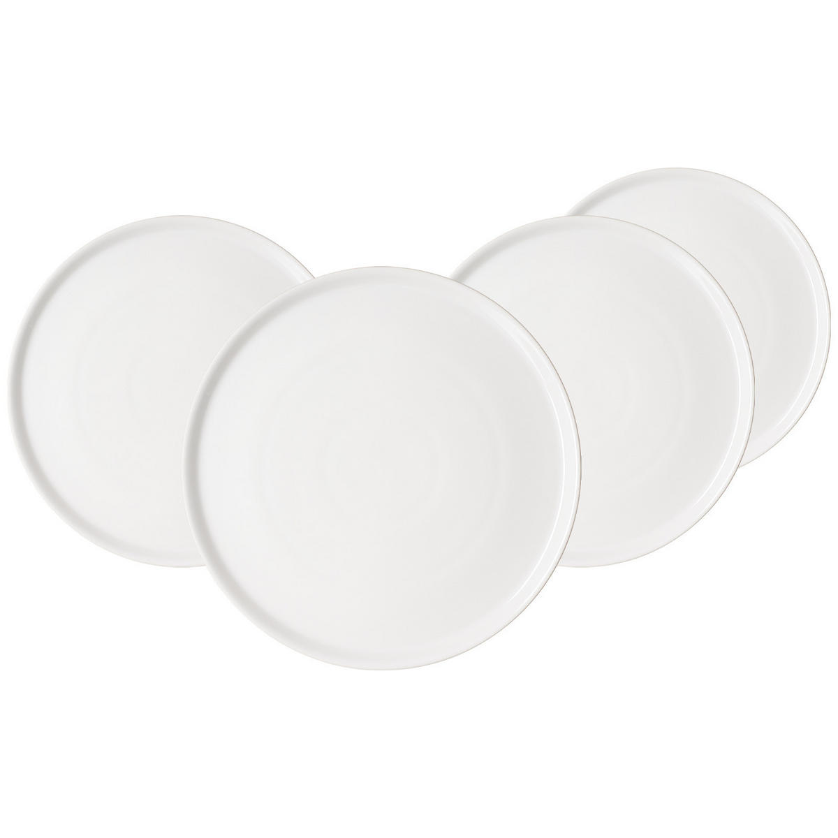 PIZZATELLER Volos weiß ø 31,5 cm 4er Set - Weiß, Keramik (31.5cm) - Ritzenhoff Breker