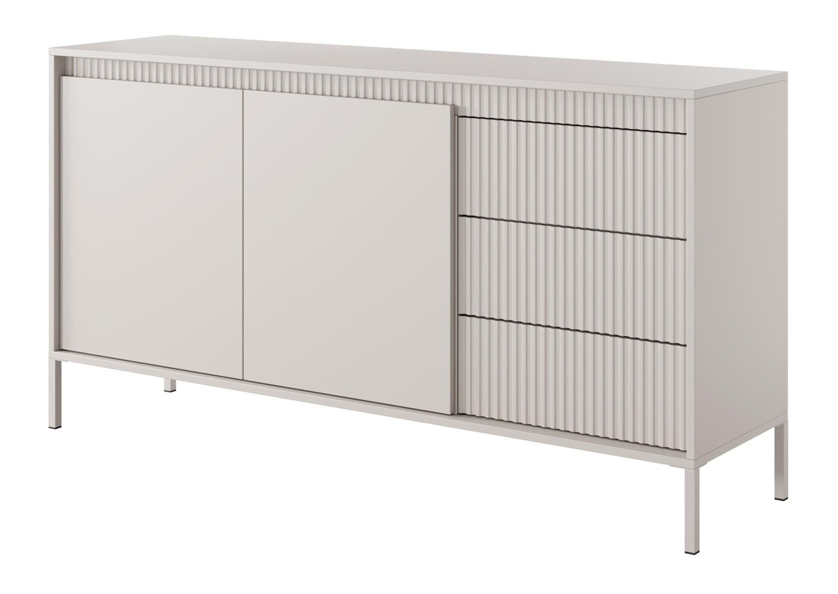 Emporius Kommode Beige 154x81x40 cm