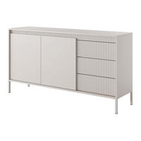 KOMMODE 154 cm Santori mit Schubladen, Beige - Beige, Holz (154/81/40cm) - Emporius