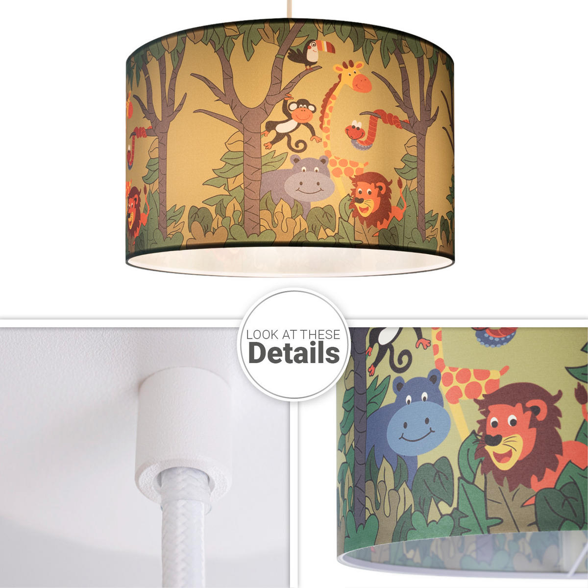 PENDELLEUCHTE Hugo Pd1 Dia 638 - Weiß, Metall (45.5/45.5/27cm) - Paco Home