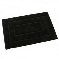 BADEMATTE - 40*60cm - Schwarz - Schwarz, Textil (40/60cm)