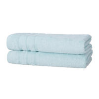 DUSCHTÜCHER 70x140 cm 450g/m2 im 2er Set, Duschtuch Aqua - Pastellblau, Textil (70/140cm) - Carpe Sonno