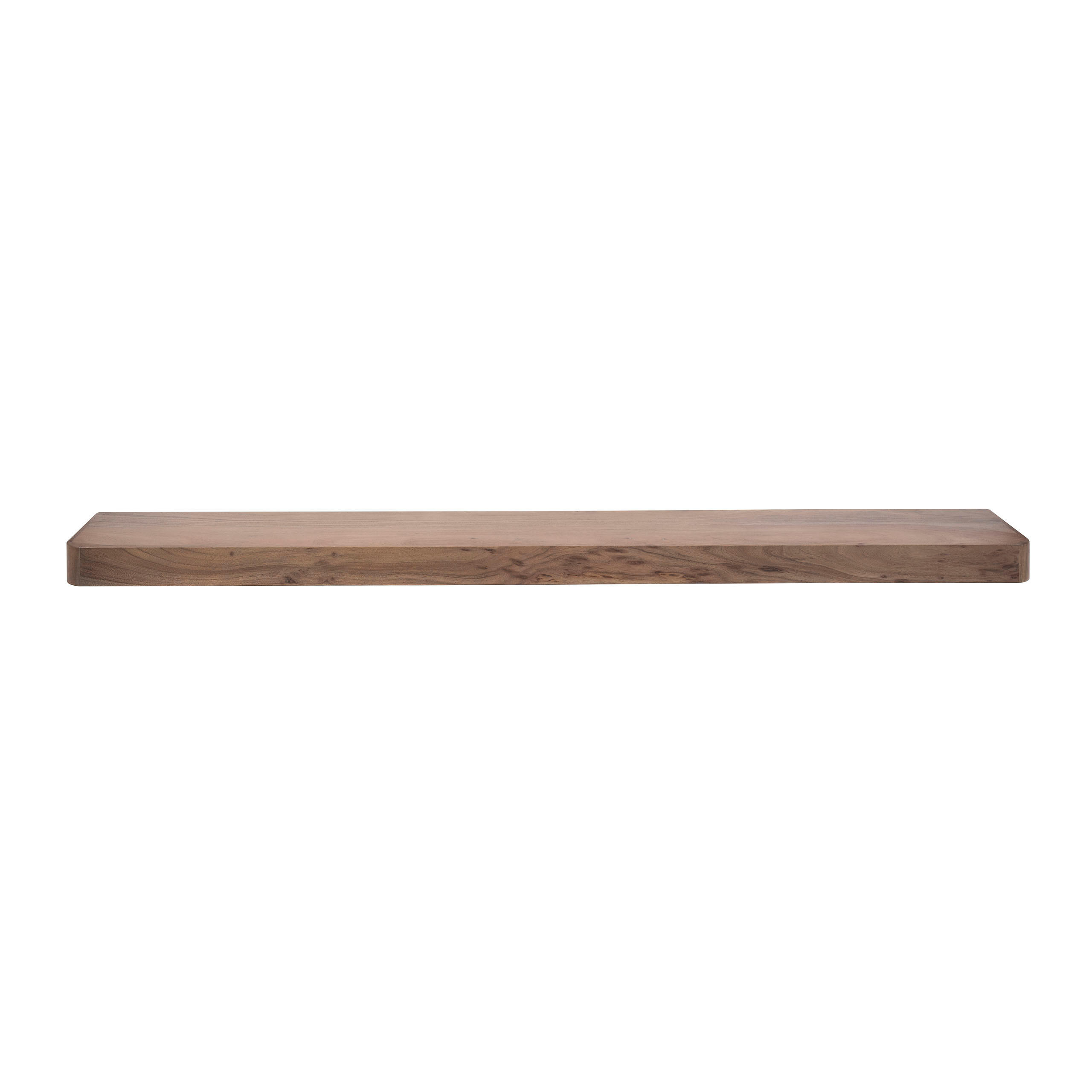 WANDREGAL Carve Braun 25/200/8 cm - Braun, Holz (200/8/25cm) - Hoyz Collection